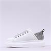 Una Healy Physical Glitter Heel Trainer - White Silver